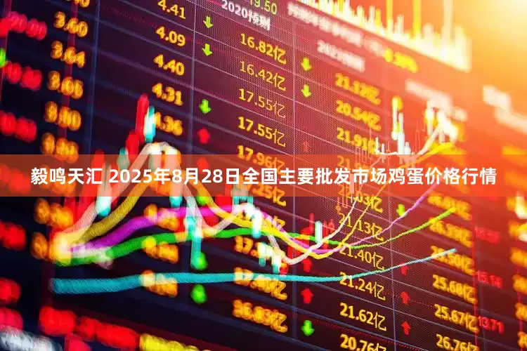 毅鸣天汇 2025年8月28日全国主要批发市场鸡蛋价格行情