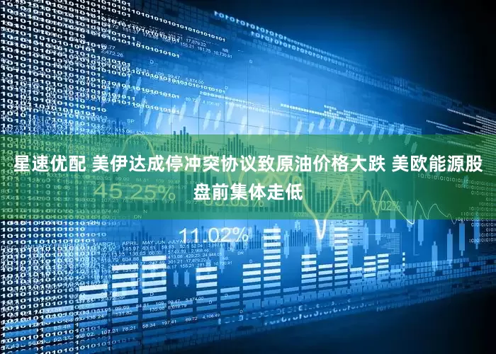 星速优配 美伊达成停冲突协议致原油价格大跌 美欧能源股盘前集体走低
